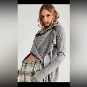 New Nicholas K Merlin Sweater Small Gray Free People